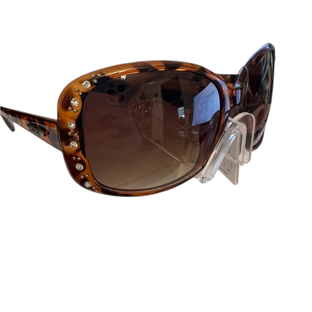 2 for $30 Mix and Match Diamond Eyewear Leppard With Rhinestones Sunglasses